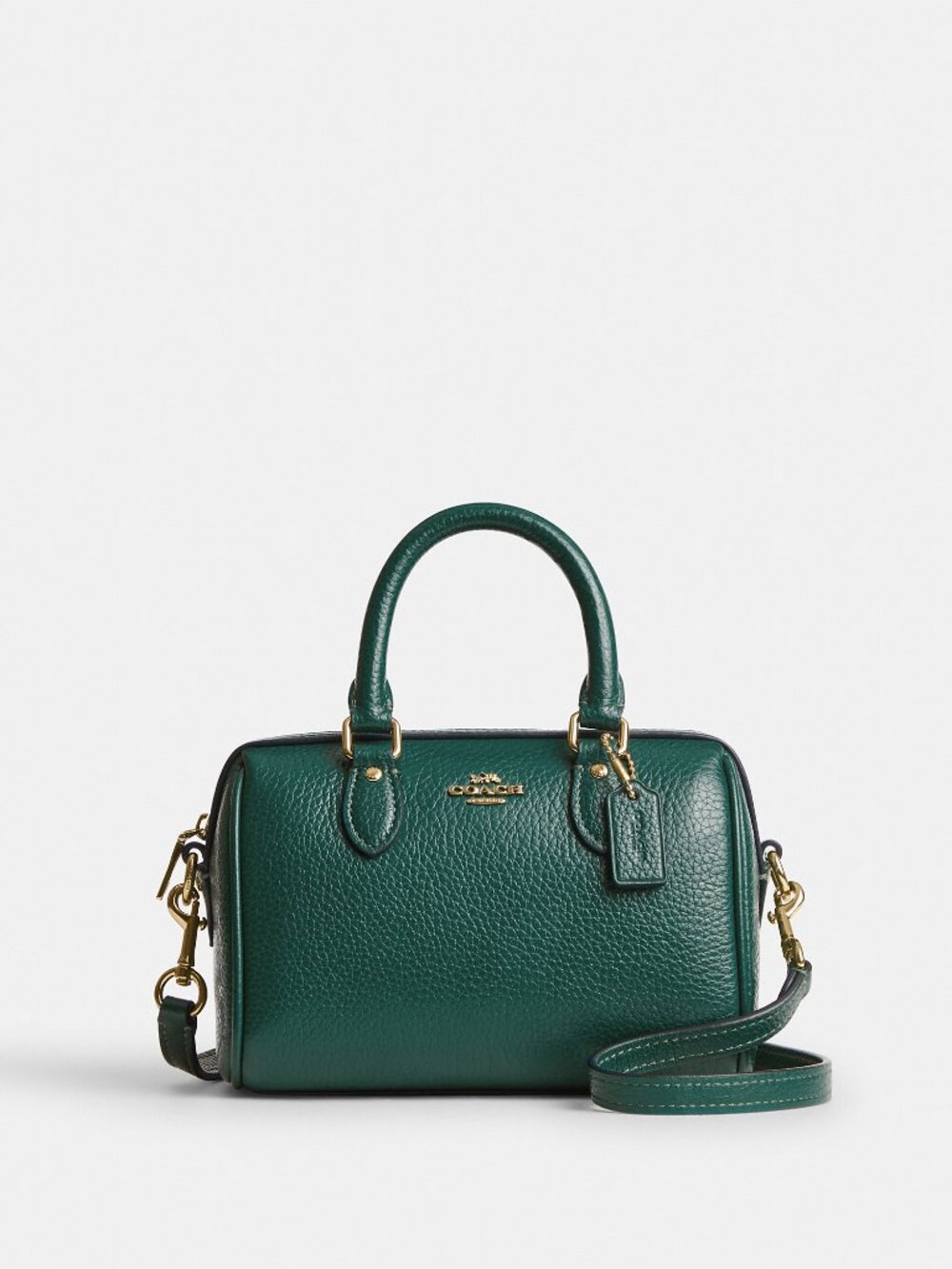 NWT Coach Mini Rowan Crossbody Bag in Emerald